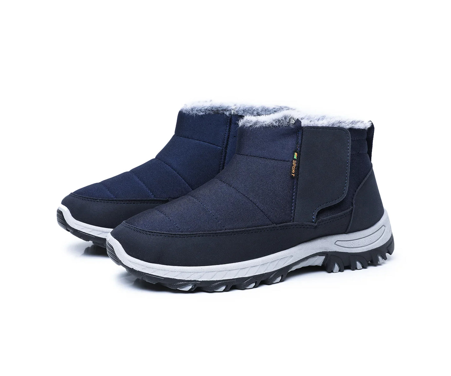DEPOLD - Bottes de neige unisexes automne/hiver doublées thermiquement