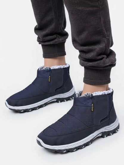 DEPOLD - Bottes de neige unisexes automne/hiver doublées thermiquement