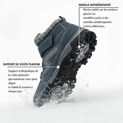 Redarck - Bottes orthopédiques pour femmes à haute adhérence (Jusqu'à -40 °C)
