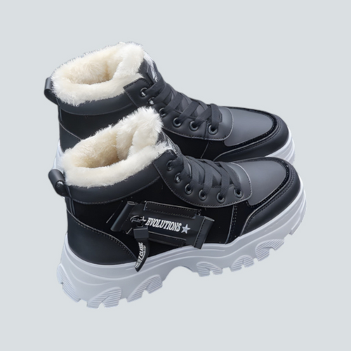 Nina – Bottes d'hiver tendance avec doublure en fausse fourrure