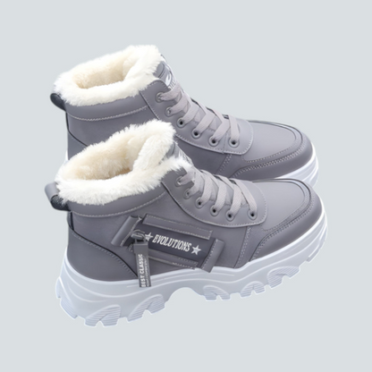 Nina – Bottes d'hiver tendance avec doublure en fausse fourrure