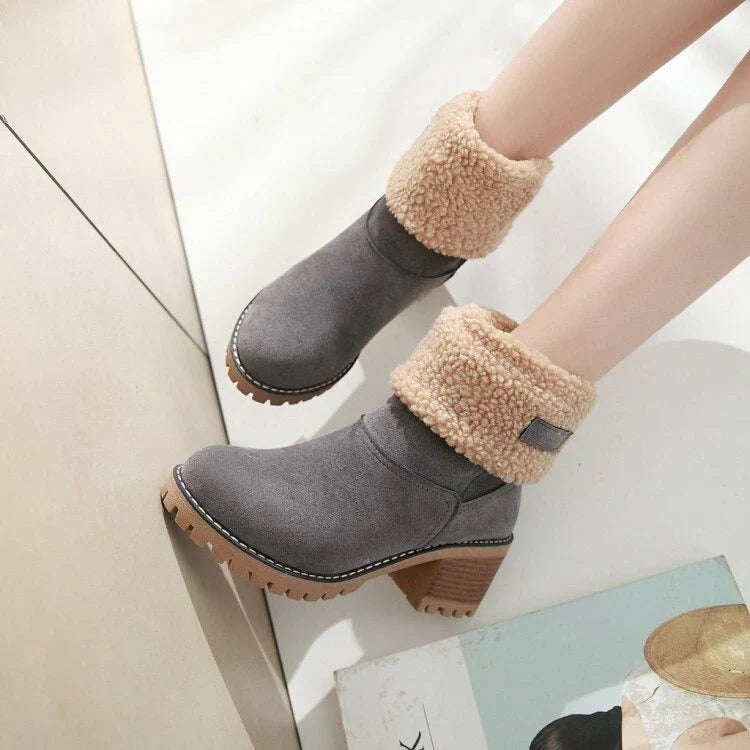 Midlotte – Bottes Mi-Hautes Décontractées Hiver